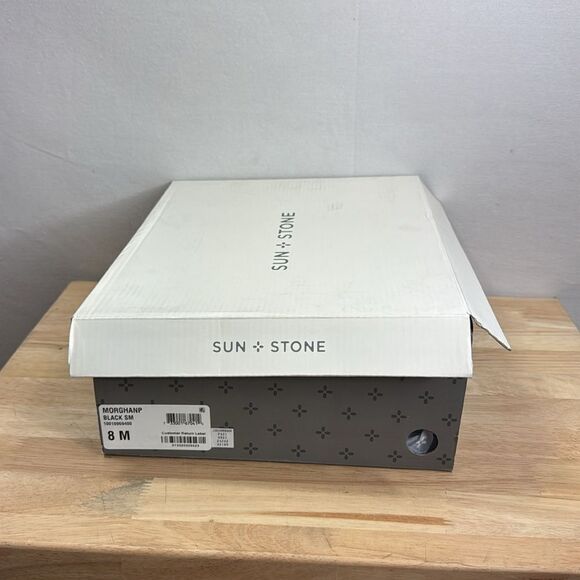 Sun + Stone Women's Morghan Lug Sole Block-Heel Booties, Black Size 8 M NIB - Picture 7 of 8